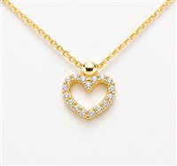 Collana Donna in Oro giallo Zircone Vidali Gioielli COOR-34-34